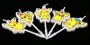Pokémon Pikachu Pika Kerzen Kuchendeko Kindergeburtstag Kuchen Cake Deko 5 Stück Set Kinder Geburtstag Kind Fan Pokemon Go Fan Accessoire