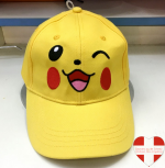 Pokemon Pokémon Pikachu Baseball Cap Basketball Mütze Kappe Fan Gelb Smile Accessoire Fanartikel